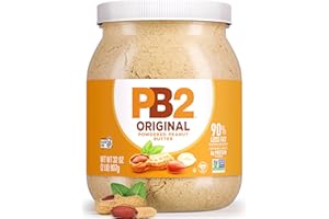 PB2 Original Powdered Peanut Butter - [32 Ounce Jar] 6g of Protein, 90% Less Fat, Certified Gluten Free, Only 60 Calories per Serving, Perfect for Protein Shakes, Smoothies, and Low-Carb, Keto Diets