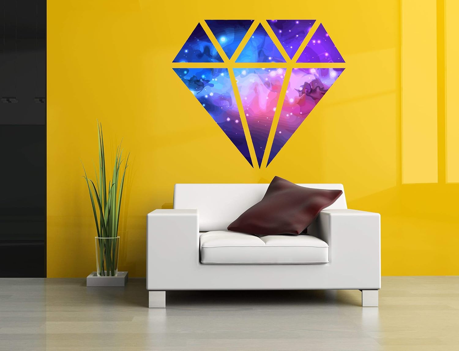 Diamond Space Galaxy Wall Vinyl Sticker Car Mural Decal Art