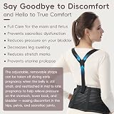 MomTend 5 in 1 Pregnancy Support Belt Beige XL Maternity Postpartum Belly Band view 5