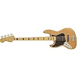 Squier by Fender エレキベース Vintage Modified Jazz Bass® '70s, Left-Handed, Maple Fingerboard, Natural