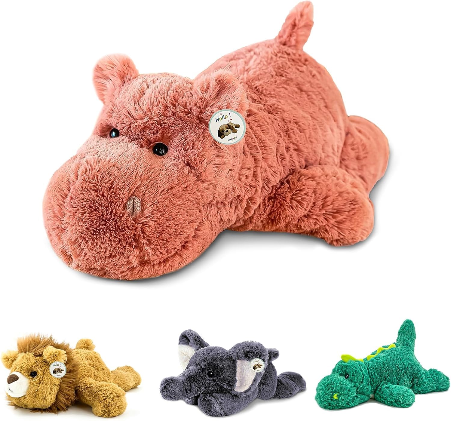 Photo 1 of YOUBLEK 20" | 4 Pounds Weighted Stuffed Animals,Sensory Comfort Plush Throw Pillow Toy, Soft for Home & School, Kawaii Plushies Hugging Toy Gifts for Kids & Adults