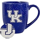 Rico Industries NCAA Kentucky Wildcats Royal 16 oz Team Color Laser Engraved Speckled Ceramic Coffee Mug