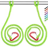 OCEANBROAD Kayak Paddle Leash Stretchable Strap Lanyard Rope for SUP Kayaking Boating Canoeing Fishing Pole Rod 4-7 Feet