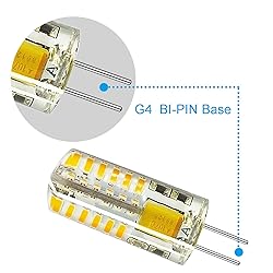RAYHOO 10pcs G4 LED Bulbs JC Bi-Pin Base Light