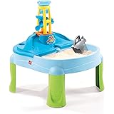 step2 rain showers splash pond water table kids playset with 13 piece accessory set