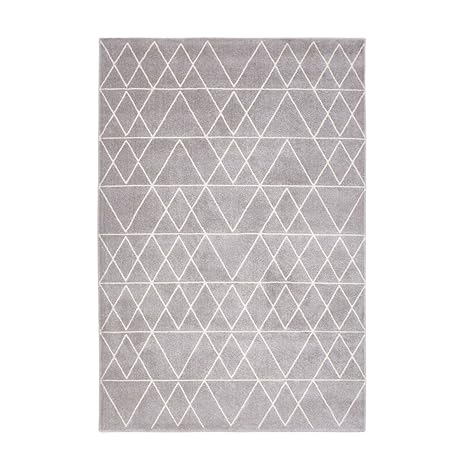 La Redoute Interieurs Tapis Fedro 160 X 230 Cm Grisblanc