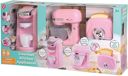 Amazon.com: Playgo - 3-Pc. Gourmet Kitchen Appliance Set ...