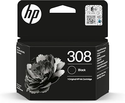 HP 308 Black Original Ink Cartridge EU - 160 page yield