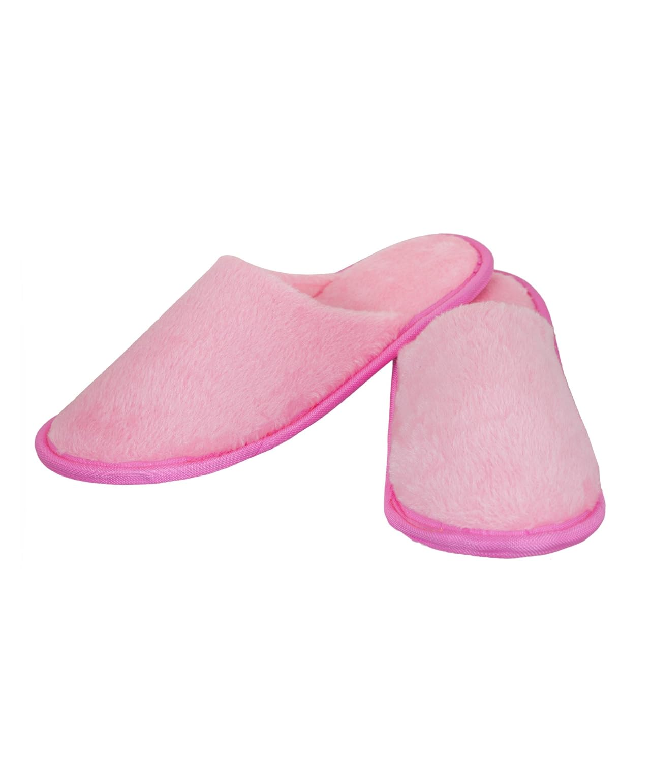 old cobbler women's baby pink fur flip- flops & house slippers(free size)