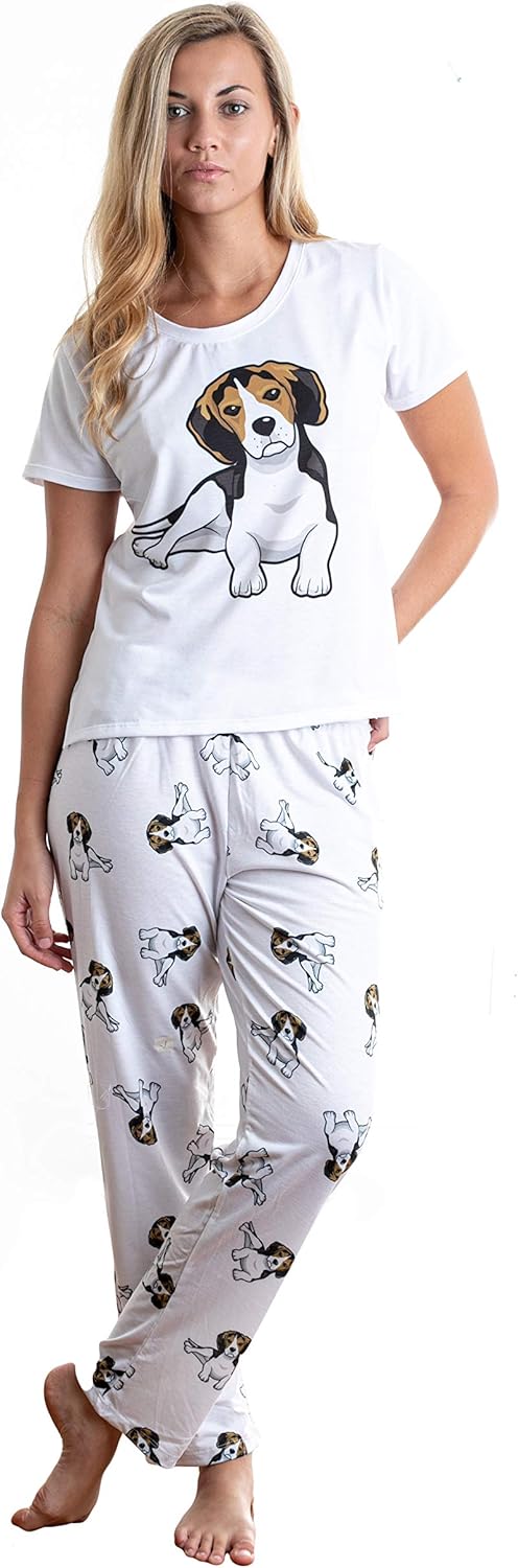 ladies beagle pyjamas
