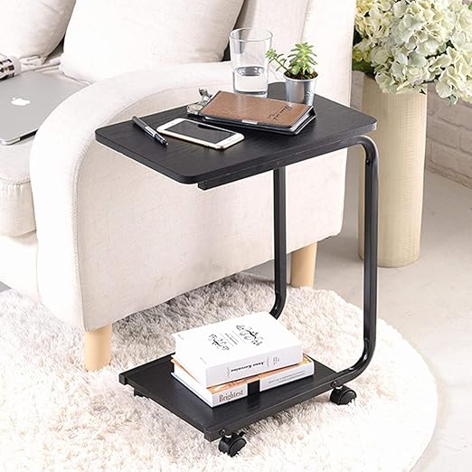 Amazon Com Hobbyn End Table Mobile End Table For Coffee Laptop