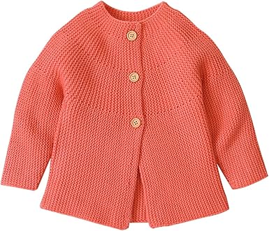 newborn red cardigan