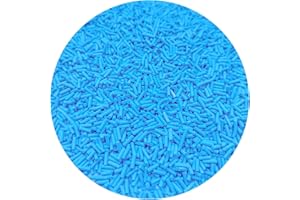 Mulutoo 100g Resin Fake Sprinkles Fake Candy Sprinkles Clay Sprinkles Polymer Sprinkles Polymer Clay Slices for Nail Art DIY Phone Case Crafts (Blue-12)