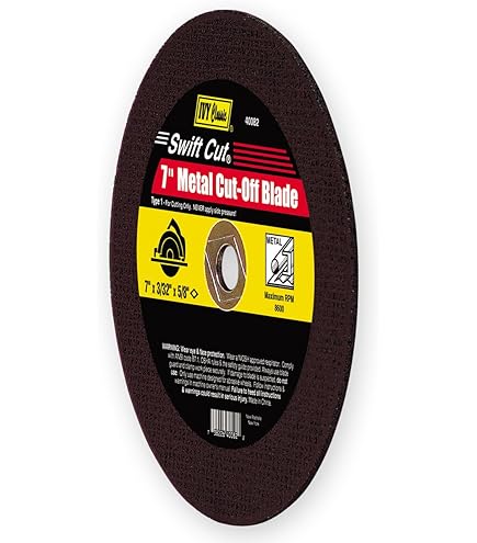 Mei Forney 71846 Cut-Off Wheel with 5/8-Inch Arbor, Metal Type 1