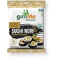 gimMe Organic Roasted Seaweed - Restaurant-style Sushi Nori Sheets - 0.81 Ounce