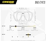 Cressi Big Eyes Alpha Ultra Dry Combo Black/Black Mask Snorkel UD view 5
