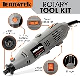 Terratek Corded Rotary Tool 234pc Accessory Set 135W 8000-33000RPM view 2