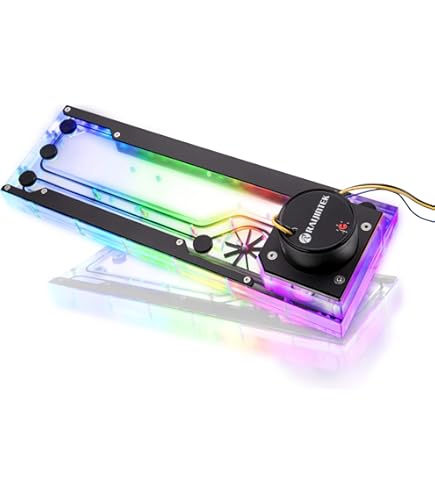 EKWB EK-Quantum Volume FLT 360 Reservoir, Digital RGB, Plexi