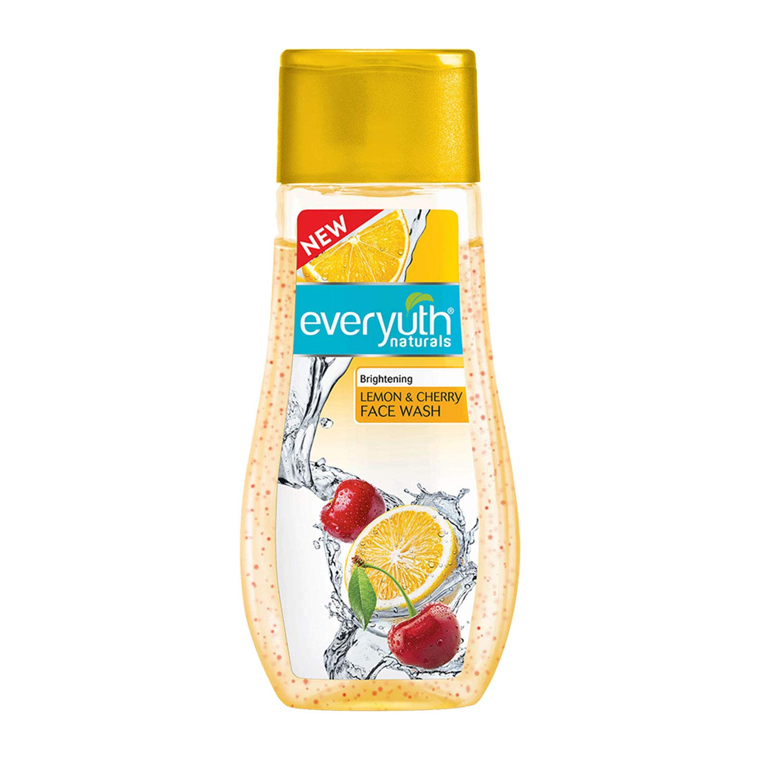 everyuth naturals brightening lemon & cherry face wash