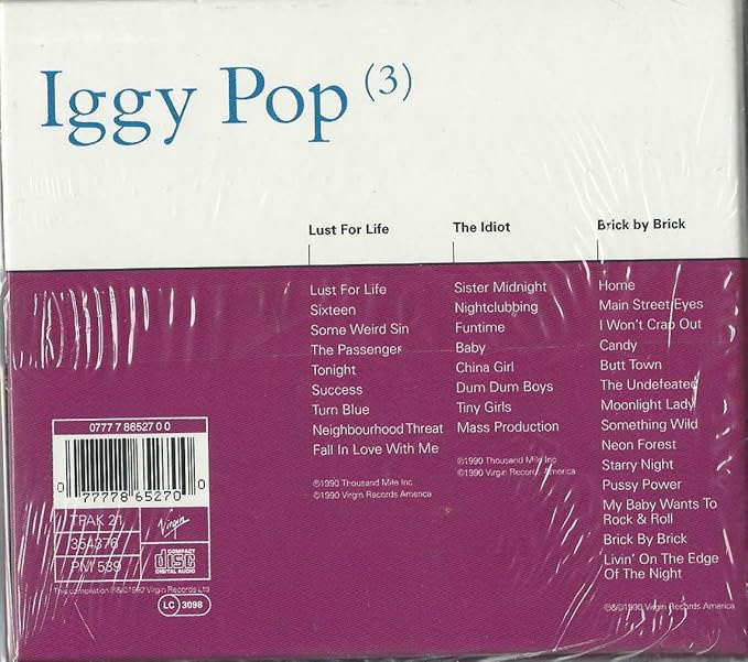 Amazon Lust For Life The Idiot Iggy Pop ヘヴィーメタル ミュージック