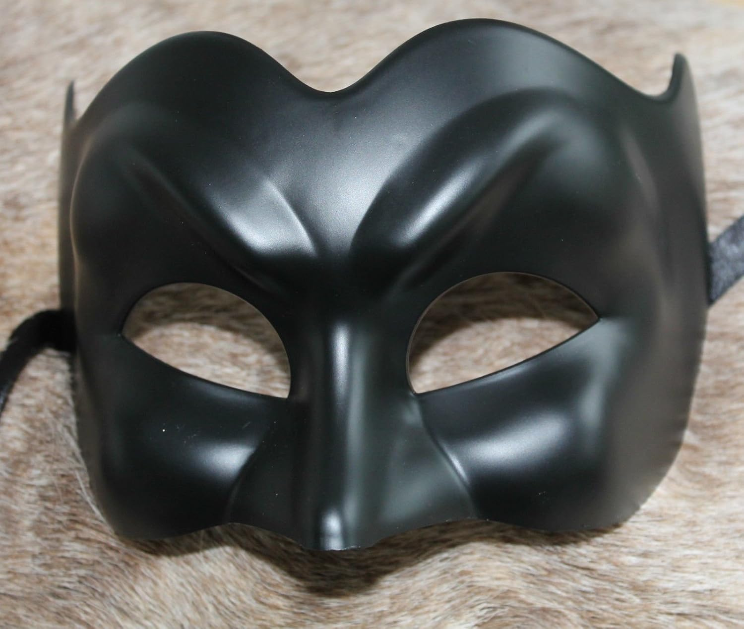 Antifaz Domino Negro Superior Calidad Italiana Hecho Mascara Veneciana Para Los Hombres Articulos De Fiesta Mascaras Para Adultos