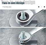 SORAKO 21 mm Ratchet Spanner Fixed Head Combination Wrench 72 Teeth view 6