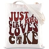 Fizzy Drink Tote Bag Just A Girl Who Loves C Tote Bag Summer Trip Gift Fizzy Drink Lover Handbag Drinker Fan Gift (LOVES CO T)