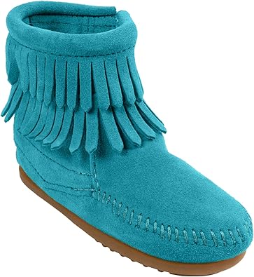 minnetonka fringe boots kids