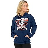 Zubaz NFL Teams Women's Graphic Pullover Hoodie with Zebra Pattern Liner (X-Small - 3X-Large)