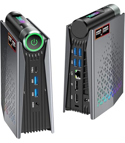 Amazon.com: ACEMAGICIAN S3A Mini PC para juegos, Ryzen 9 6900HX