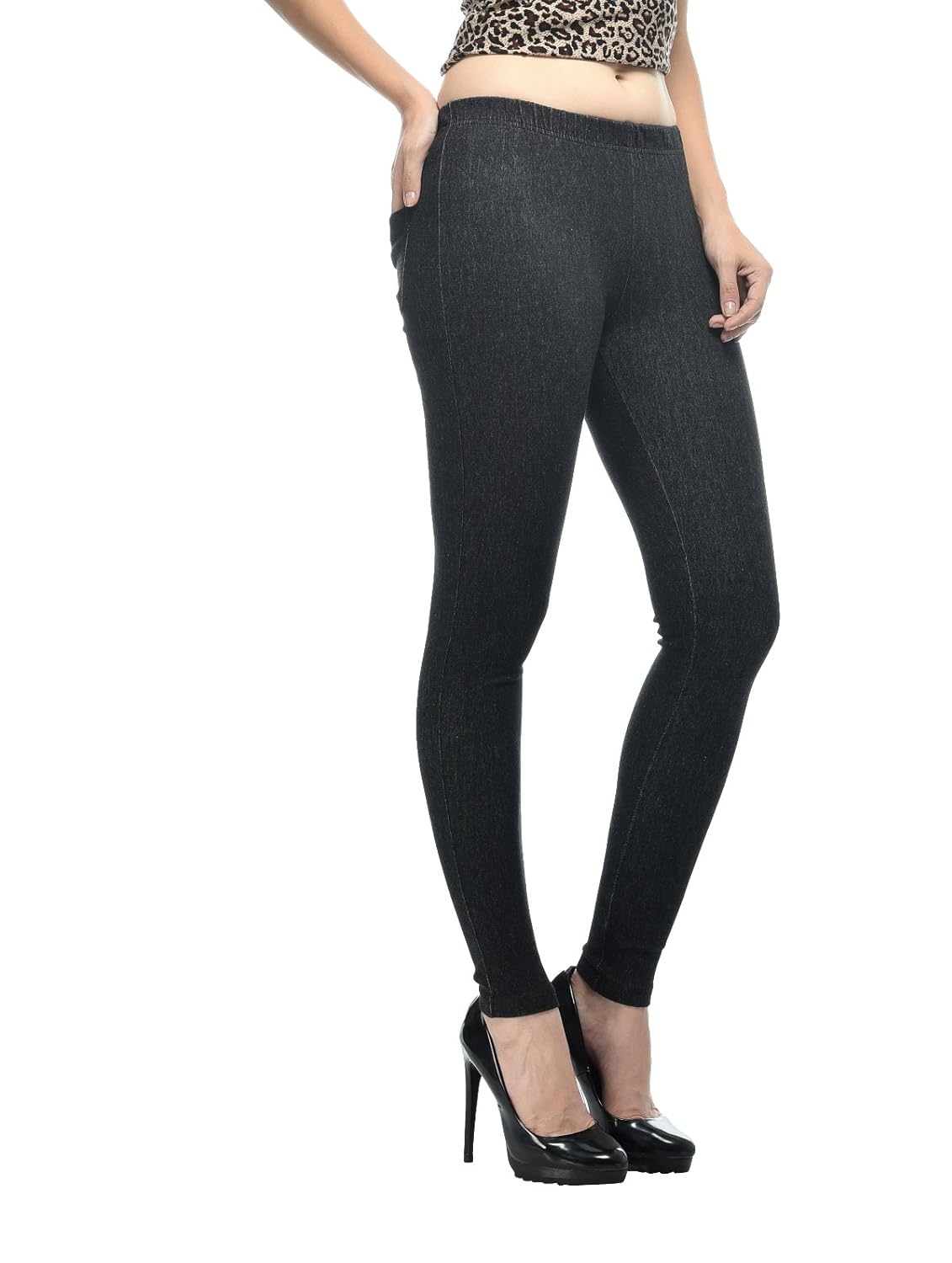 frenchtrendz women cotton spandex jegging