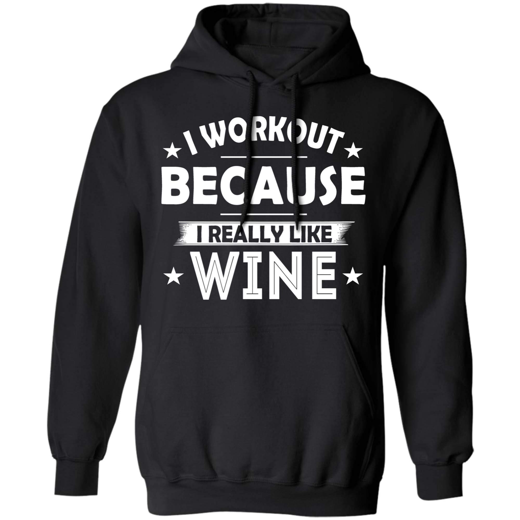 Ruby I Workout Because I Really Like Wine Funny Gym Wine T Shirt