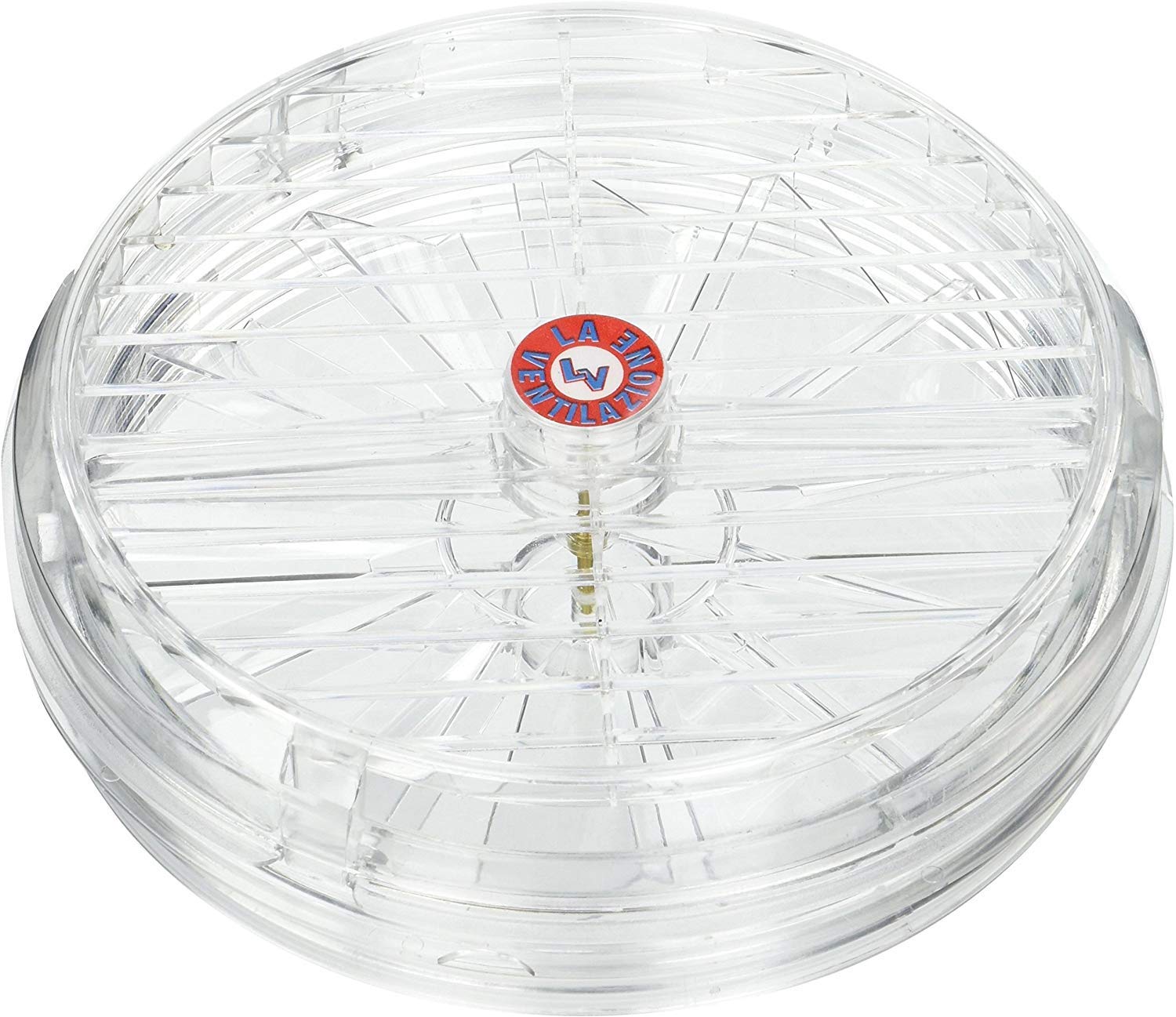 The Ventilation aet16-y aet16 Thermal Aerator for Windows in similvetro Fixed with Grill, Diameter 170 mm, Transparent