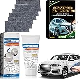 Nano Sparkle Cloth Car Scratch Remover with Scratch Repair Paste,Upgraded Nano Sparkle Cloth for Cars Scratches,Miracle Nano Cleaning Cloth Scratch Remover for Deep Scratch Repair on Car Paint