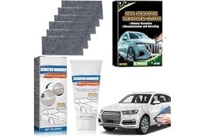 OMAKY Nano Sparkle Cloth Car Scratch Remover with Scratch Repair Paste,Upgraded Nano Sparkle Cloth for Cars Scratches,Miracle Nano Cleaning Cloth Scratch Remover for Deep Scratch Repair on Car Paint