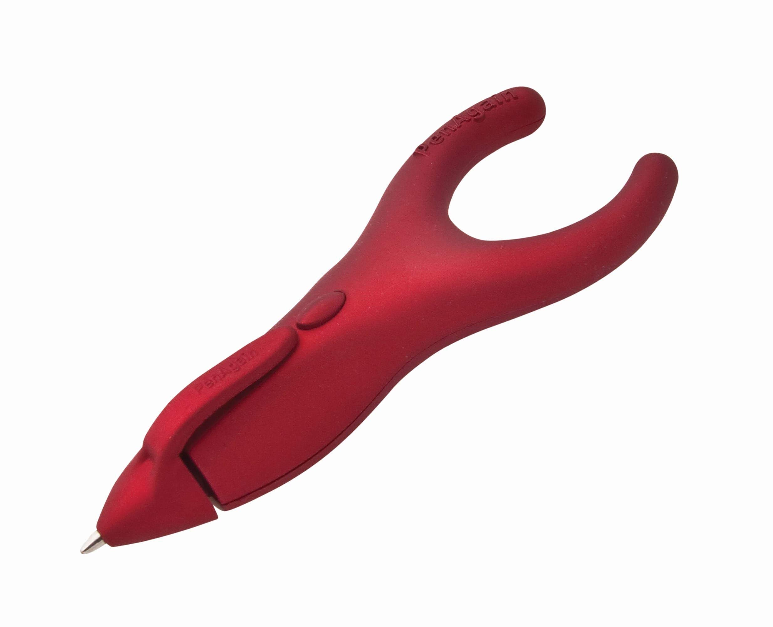 Ergo-Sof PenAgain Pen with 2 Bonus Refills - Red