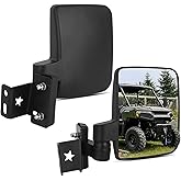 UTV Side By Side Mirrors Rear View Mirrors Compatible with 2013-2023 Polaris Ranger 500 570 900, NOT Fit On Round Tube Roll Cage, Z-Shaped