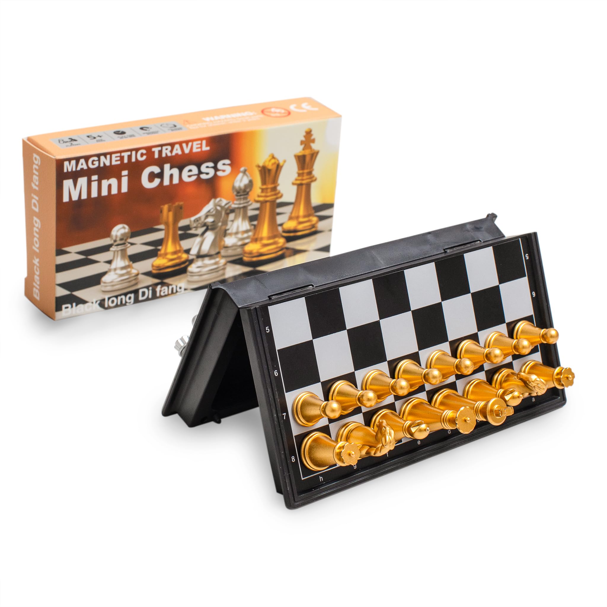 Travel Magnetic Chess mini Set (5 inches)-Compact, Foldable, Educational Board Game