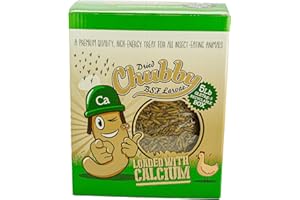 Chubby Dried Black Soldier Fly Larvae for Chickens 5lb - High Calcium Treats for Laying Hens, Ducks, Quails, Turkeys, Wild Bi