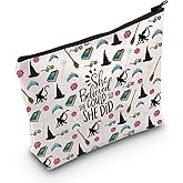 MEIKIUP Witch Musical Inspired Gift Makeup Bag for Witch Musical Loves Musical Fans Gift (Wic Musical Bag)