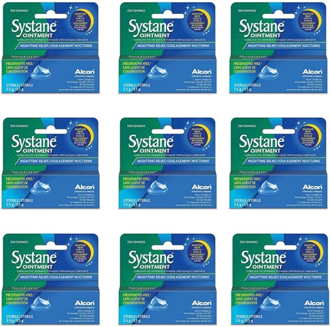 Systane Nighttime Lubricant Eye Ointment 3.50 g (9 Pack