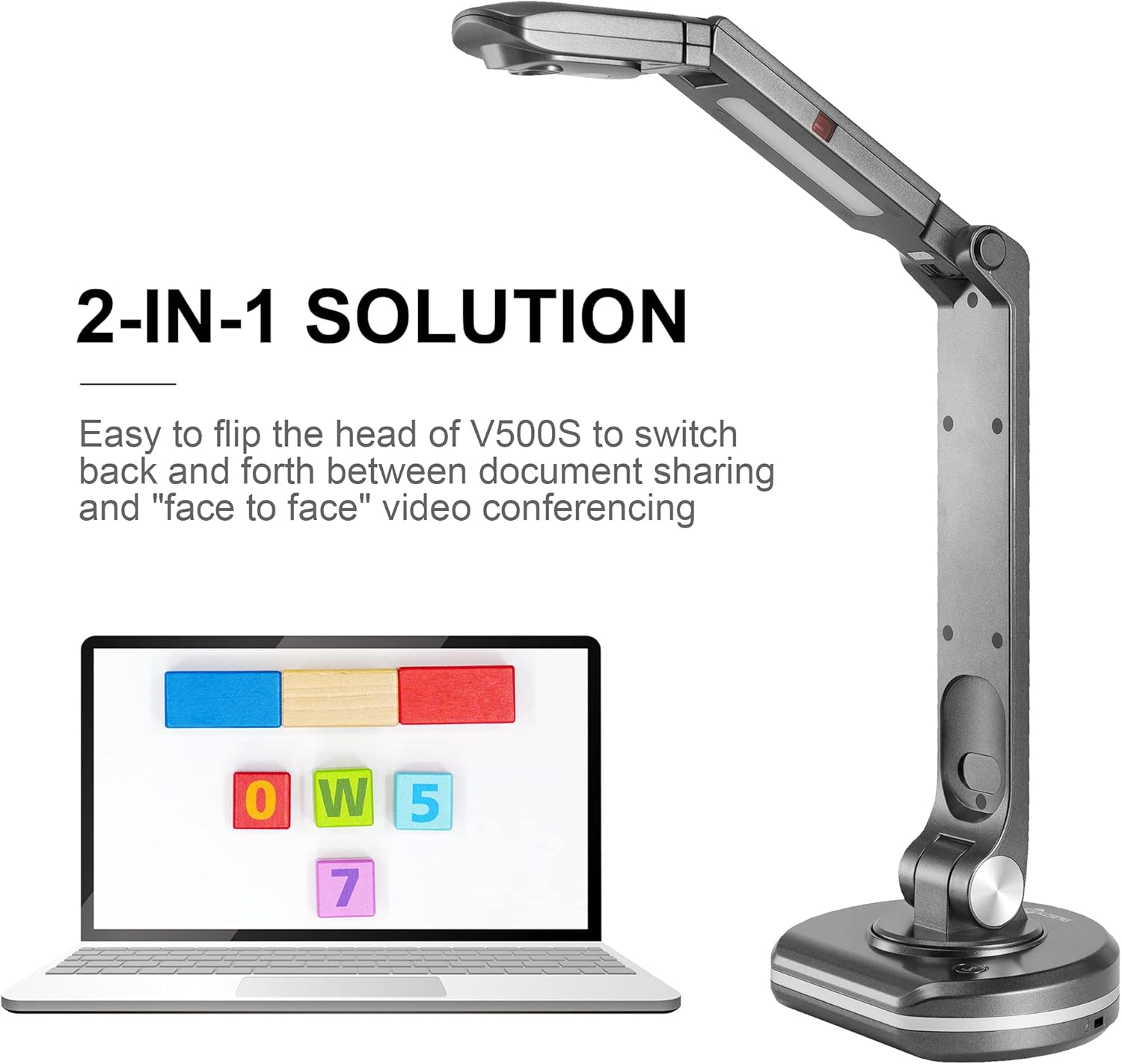 JOYUSING 8MP HD USB Document Camera for Teachers with Light, Mac, Windows, Chrome Compatible Excellent for Online Teaching, Distance Learning and Web Conferencing : Electronics