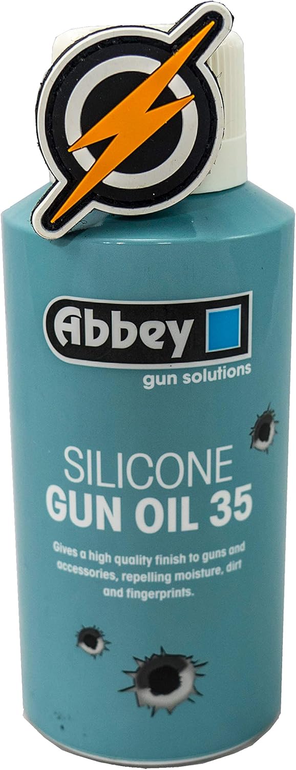 First and Only Airsoft Silicon gun/Airsoft Oil 35 and Patch by Abbey