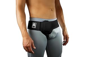 Everyday Medical Inguinal Hernia Support Belt for Men I Fits Left or Right Side I Post Surgery Men and Womens Hernia Support 