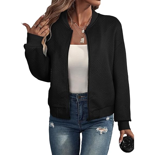 Zeagoo Womens Bomber Jacket Herrnalise Women's Bomber Jacket