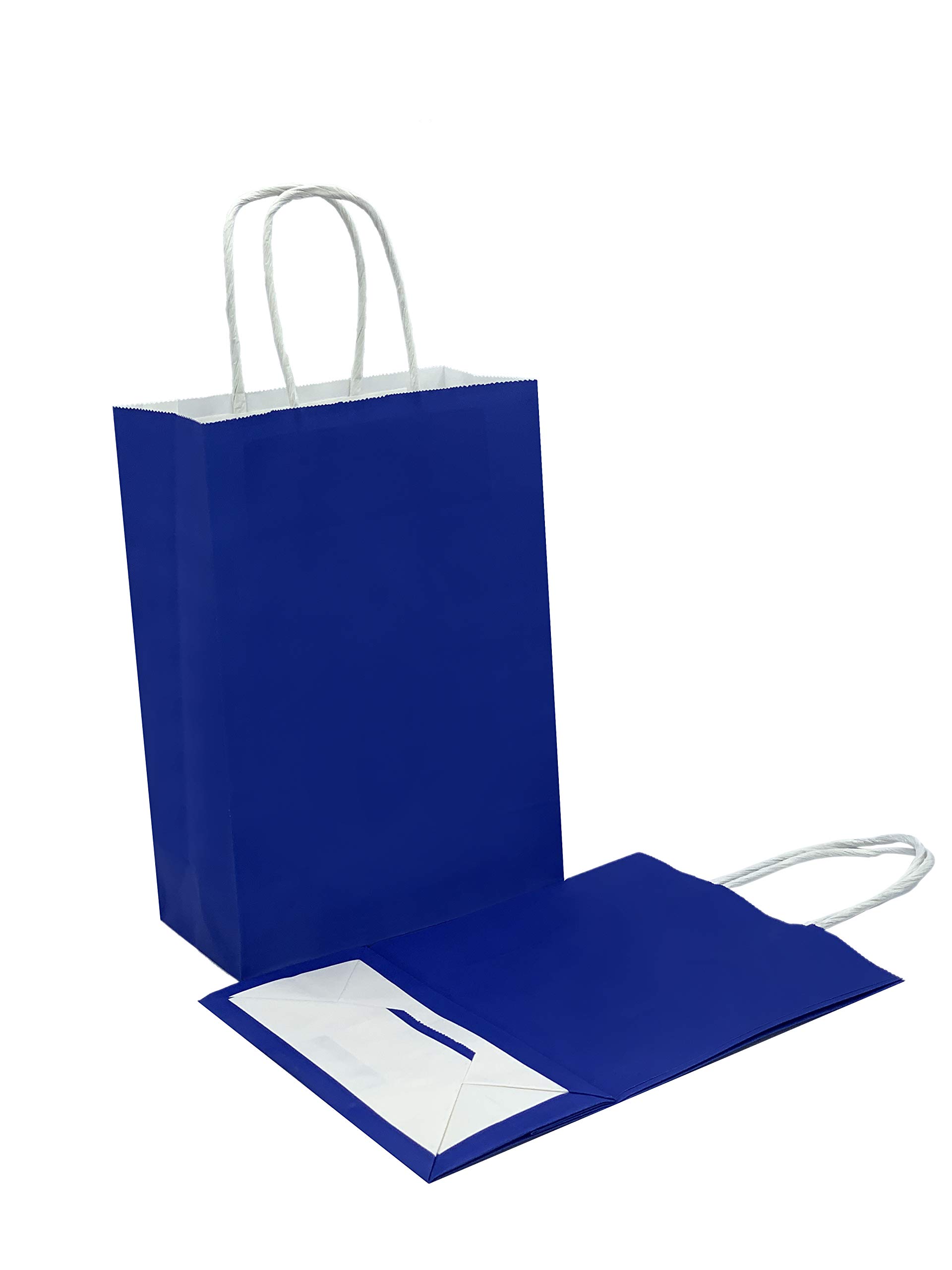 Pack of 4 Pieces Mix of 2 Different Sizes Vertical and Horizontal Gift Bags (Royal Blue)