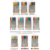 Tim Holtz Bundle of 60 Distress Crayons | All 10 Sets | Set 1, 2, 3, 4, 5, 6, 7, 8, 9, 10