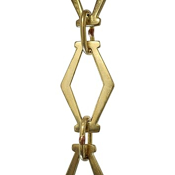 Rch Hardware Ch 22p Pb 3 Decorative Polished Solid Brass Chain For