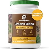 Amazing Grass Greens Blend Superfood: Super Greens Powder with Spirulina, Beet Root Powder, Chlorella, Digestive Enzymes, Pre