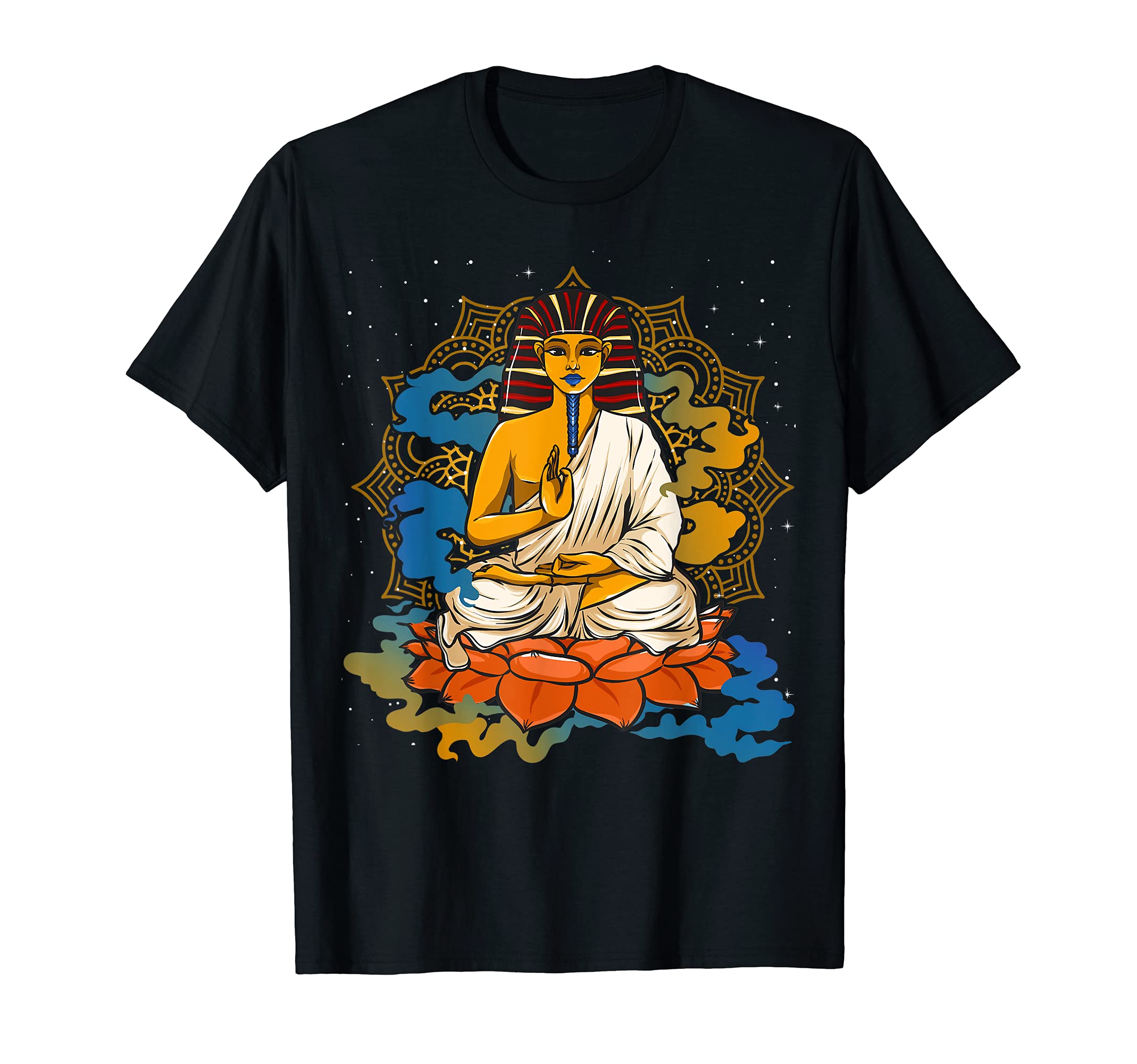 Egyptian Pharaoh Zen Yoga Meditation T-Shirt